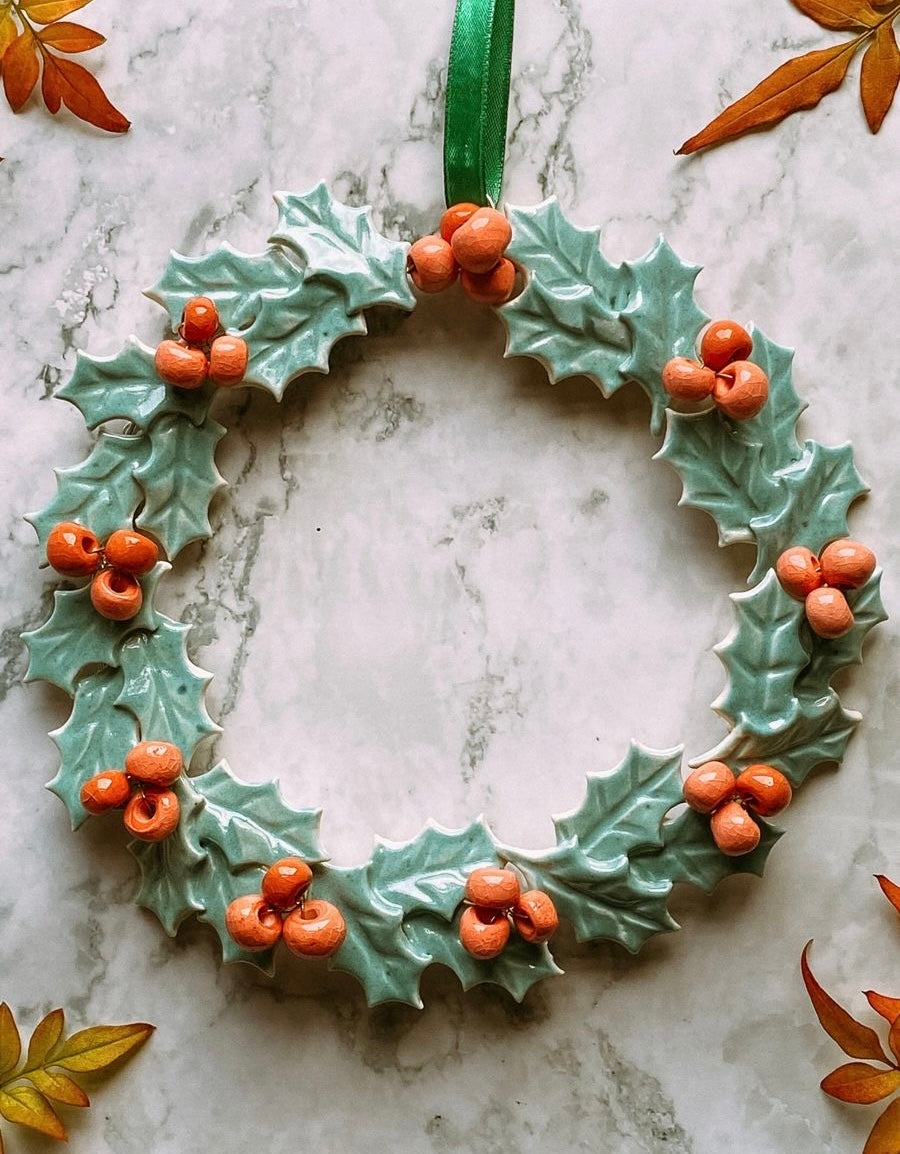 Taller de Corona de Navidad en cerámica