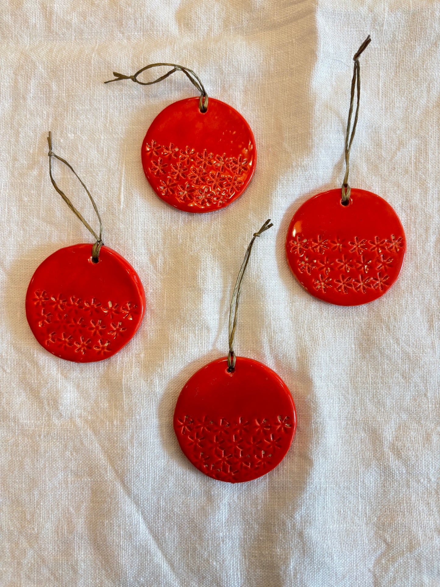 Set de Bolas de Navidad Decorativas  - Pack 4 piezas