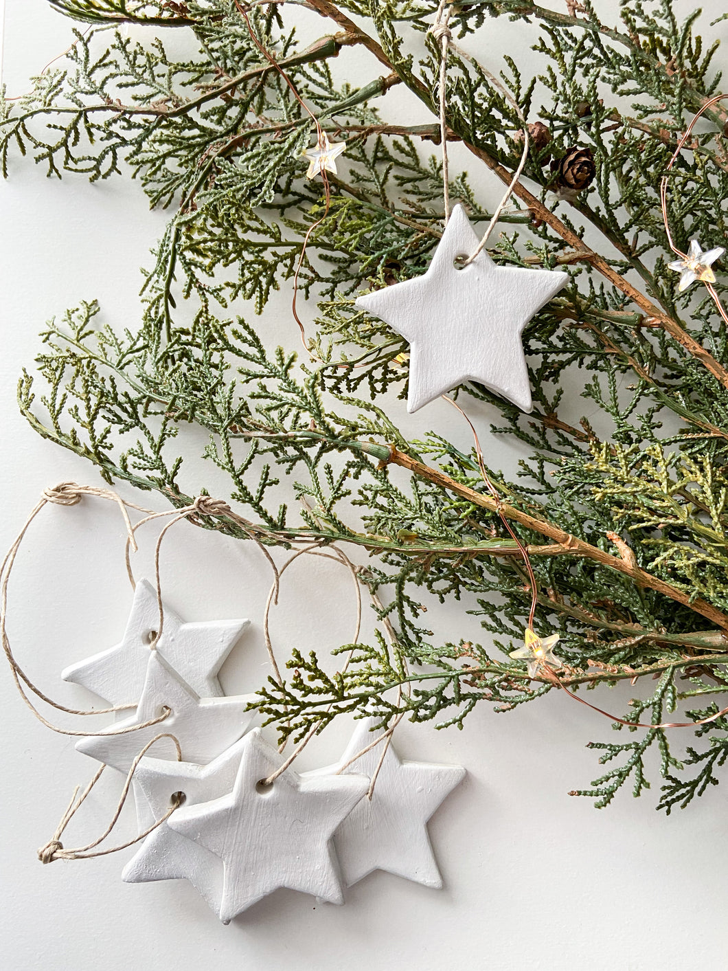 Set de Estrellas de Navidad Decorativas  - Pack 4 piezas