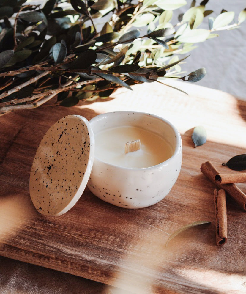 Vela ecológica de Flor de Algodón