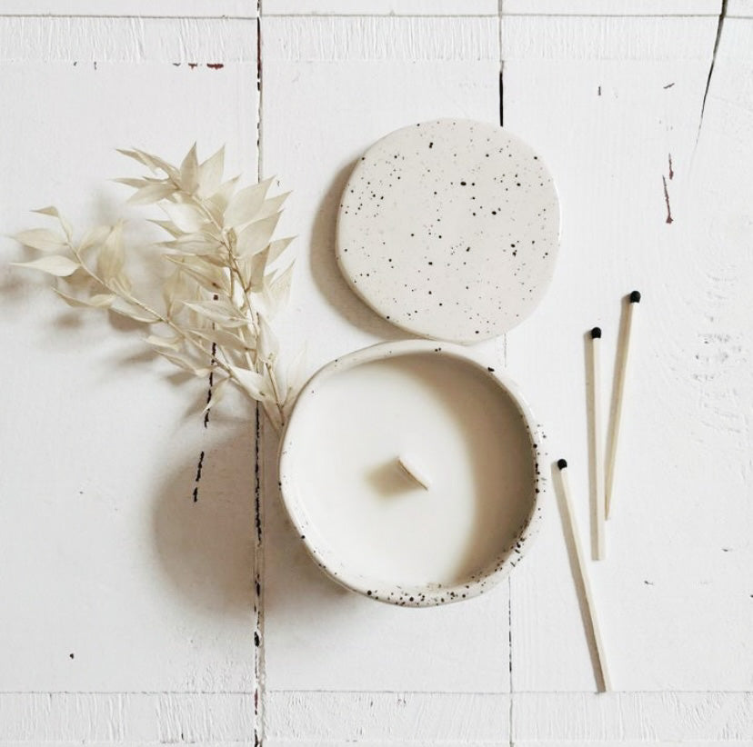 Vela ecológica de Flor de Algodón